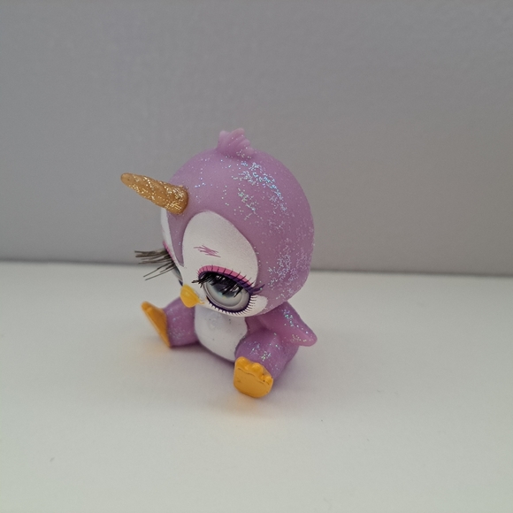 Poopsie Cutie Tooties WADDLE Purple Penguin Unicorn Rooted Lash - Picture 3 of 7